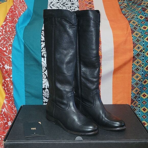 Frye Cora Roper Tall Back Riding  Boots in Box Size 6.5 - Picture 7 of 14